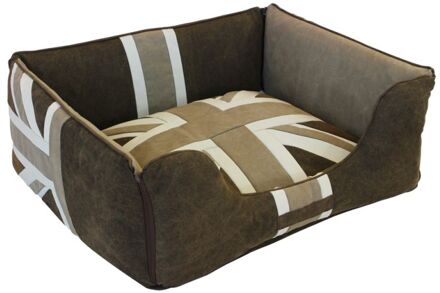 Happy-House Vlag - Hondenmand - Bruin - 65x55x27 cm - Middel