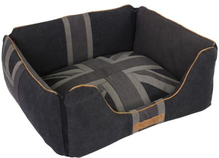 Happy-House Vlag - Hondenmand - Grijs - 82x69x34 cm - Groot