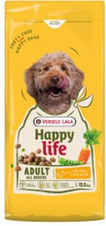 Happy Life Adult met kip hondenvoer 2 x 12,5 kg