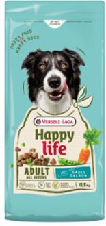 Happy Life Adult met zalm hondenvoer 2 x 12,5 kg