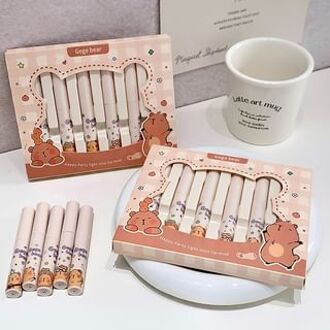 Happy Party Light Mist Lip Mud Box Set 2g x 6pcs
