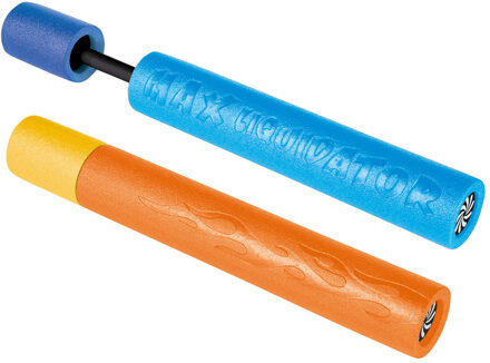 Happy People 1x Waterpistool/waterpistolen van foam 51 cm met bereik van 9 meter Multi