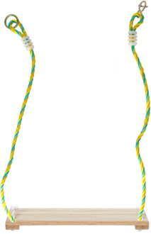 Happy People Houten schommel plank - 40 x 17 cm Bruin