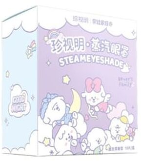 Happy Philosophy Steam Eye Mask NEVER'S FAMILY Limited Edition - 4 Types Dreamy Lavender - 10pcs