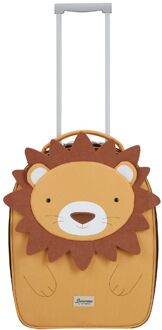 Happy Sammies Eco Upright Lion Lester kinderkoffer 45 cm Okergeel - n/a