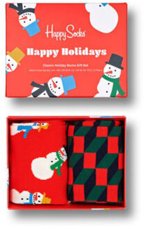 Happy Socks 2-pack snowman soc gift box unisex Print / Multi - 36-40