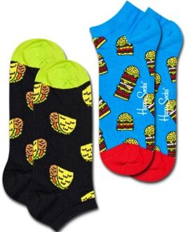Happy Socks 2 stuks Foodie Low Sock * Actie * Versch.kleure/Patroon - Maat 41/46