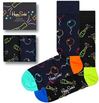 Happy Socks 2 stuks You Did It Socks Gift Set * Actie * Versch.kleure/Patroon - Maat 36/40,Maat 41/46