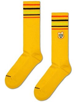 Happy Socks 3 stuks Bear With Me Crew Sock * Actie * Geel,Versch.kleure/Patroon - Maat 36/40,Maat 41/46