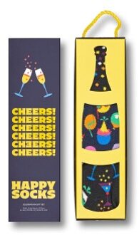 Happy Socks 3 stuks Celebration Socks Gift Box Versch.kleure/Patroon,Zwart - Maat 36/40