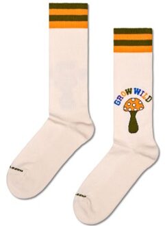 Happy Socks 3 stuks Grow Wild Crew Sock * Actie * Beige - Maat 36/40,Maat 41/46