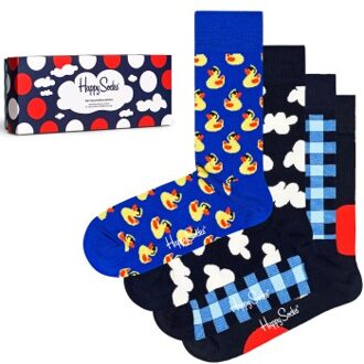 Happy Socks 4 stuks My Favourite Blues Socks Gift Set Versch.kleure/Patroon - Maat 41/46