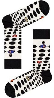 Happy Socks Beatles Dots Sock * Actie * Wit - Maat 36/40