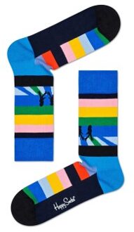 Happy Socks Beatles Legend Crossing Sock * Actie * Versch.kleure/Patroon,Blauw - Maat 41/46