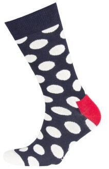 Happy Socks Big Dot Sock Blauw,Zwart,Grijs,Roze,Versch.kleure/Patroon,Rood,Wit - Maat 36/40,Maat 41/46