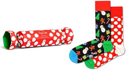 Happy Socks Candy cane & cocoa gift set gift box unisex Print / Multi - 41-46