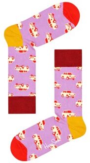 Happy Socks Car Sock * Actie * Lila,Zwart - Maat 36/40,Maat 41/46