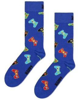 Happy Socks Controller Sock * Actie * Blauw - Maat 36/40,Maat 41/46