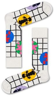Happy Socks Disney Behind The Seams Sock * Actie * Beige,Wit - Maat 36/40,Maat 41/46