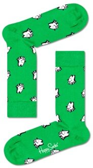 Happy Socks Dog Sock * Actie * Zwart,Groen,Versch.kleure/Patroon,Wit - Maat 36/40,Maat 41/46