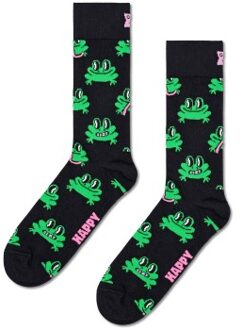 Happy Socks Frog Sock * Actie * Zwart,Groen,Versch.kleure/Patroon - Maat 36/40,Maat 41/46
