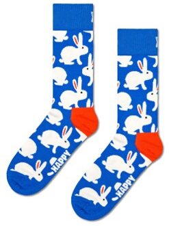 Happy Socks Fun Bunny Sock * Actie * Blauw - Maat 41/46