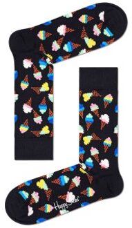 Happy Socks Fun Ice Cream Sock * Actie * Wit,Blauw,Versch.kleure/Patroon,Zwart - Maat 36/40,Maat 41/46