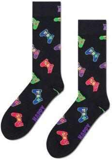 Happy Socks Gaming Controller Sock Versch.kleure/Patroon,Zwart - Maat 41/46