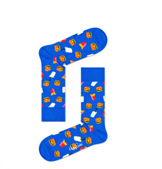 Happy Socks Hamburger printjes unisex Print / Multi - 36-40