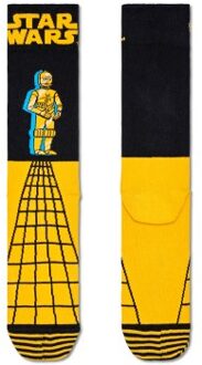 Happy Socks Happy Sock Star Wars C-3PO Sock * Actie * Versch.kleure/Patroon,Geel,Zwart - Maat 36/40,Maat 41/46