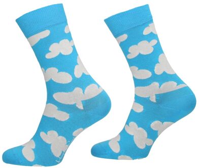 Happy Socks Heren Sokken Licht blauw - 36-40