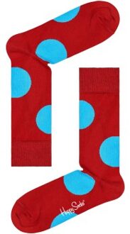 Happy Socks Jumbo Dot Sock * Actie * Rood - Maat 36/40,Maat 41/46