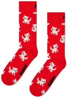 Happy Socks Kitten Sock * Actie * Versch.kleure/Patroon,Rood - Maat 36/40,Maat 41/46