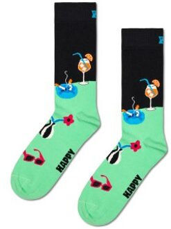Happy Socks Late Night Sock * Actie * Zwart,Groen,Versch.kleure/Patroon - Maat 36/40,Maat 41/46