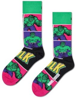 Happy Socks Marvel The Hulk Sock * Actie * Groen,Versch.kleure/Patroon - Maat 41/46