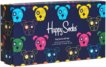 Happy Socks Mixed dogs giftpack 3-pack Veelkleurig