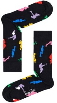 Happy Socks Monty Python Silly Walks Sock * Actie * Zwart - Maat 36/40,Maat 41/46
