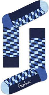 Happy Socks Optic sokken blauw/donkerblauw Print / Multi - 36-40