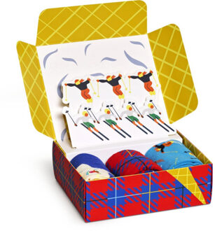Happy Socks P000333 3-Pack Downhill Skiing Socks Gift Set Veelkleurig - 36-40