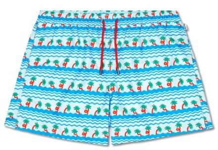 Happy Socks Palm Beach Swim Shorts * Actie * Versch.kleure/Patroon,Blauw - Small,Medium,Large,X-Large