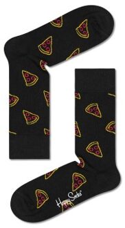 Happy Socks Pizza Slice Sock * Actie * Rood,Zwart - Maat 41/46