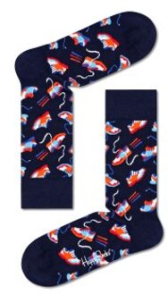 Happy Socks Run For It Sock * Actie * Versch.kleure/Patroon,Blauw - Maat 36/40