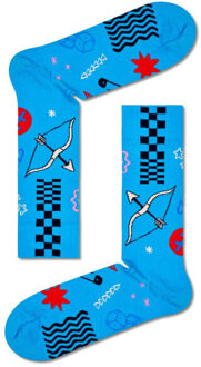 Happy Socks sagittarius sterrenbeeld boogschutter - - maat 36-40 Blauw