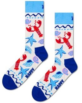Happy Socks Seafood Sock * Actie * Wit,Blauw,Versch.kleure/Patroon - Maat 36/40