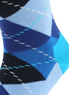 Happy Socks Sokken Argyle Donkerblauw - 41-46