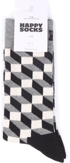 Happy Socks Sokken Blokken Zwart