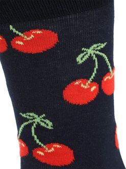 Happy Socks Sokken Cherry Blauw - 41-46