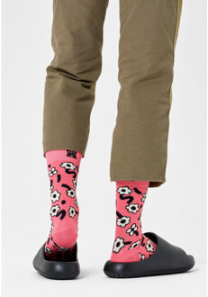 Happy Socks Sokken dancing flower Roze - 36-40