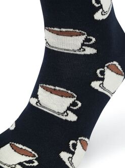 Happy Socks Sokken Espresso Blauw - 41-46