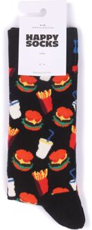 Happy Socks Sokken Hamburger Zwart - 41-46
